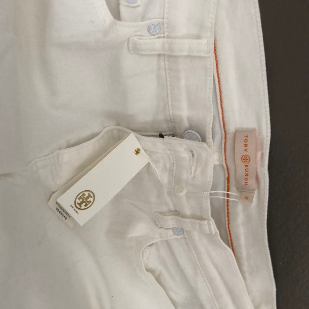 Tory Burch NWT white jeans size 30
